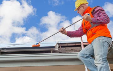 Llechfaen soft wash roof cleaning